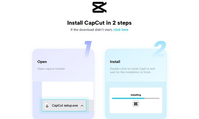 install capcut product demo