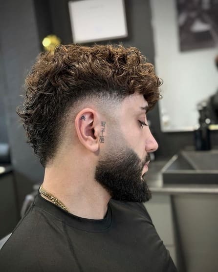 burst fade mullet