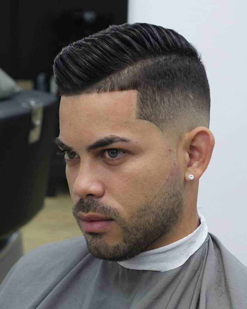 Black hair fade best sale