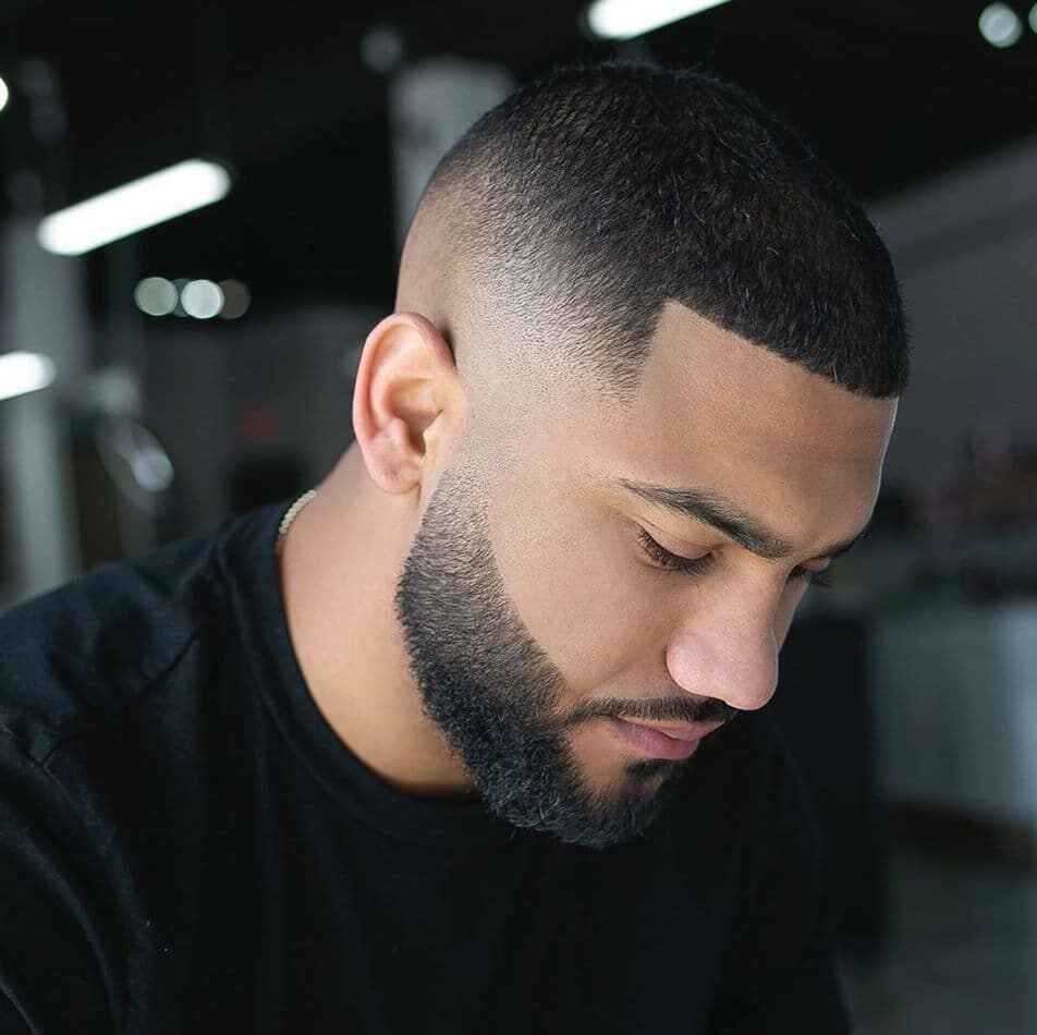 short straight hair drop fade