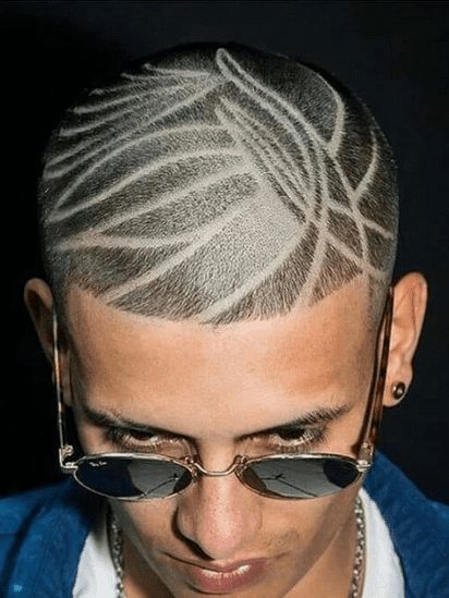 Cool haircut men's lines design