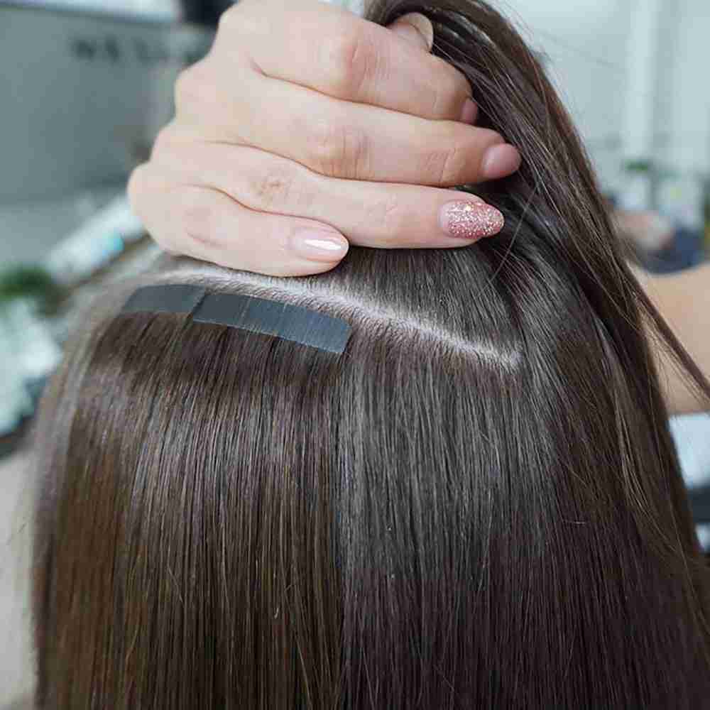 tape-in hair extensions