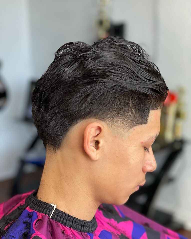 low taper fade haircut