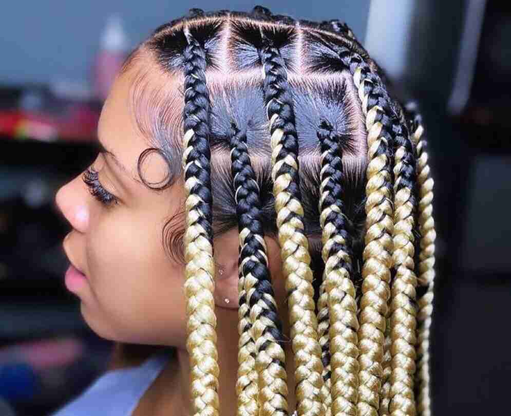 Knotless braids